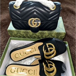 BLACK G Shoes & Bag Set