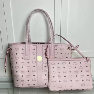 Dusty Pink MCM Tote