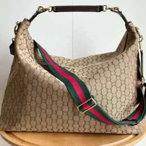 Web Strap Monogram Hobo